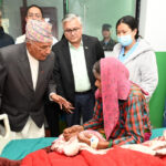 भूकम्पको इपिसेन्टर जाजरकोटमा राष्ट्रपति, घाइतेहरुको स्वास्थ्यबारे जानकारी लिए