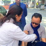 भूकम्पमा परि घाइते भएकाहरूको जीवन बचाउन तरुण दलले गर्यो रक्तदान (तस्बिरहरु)