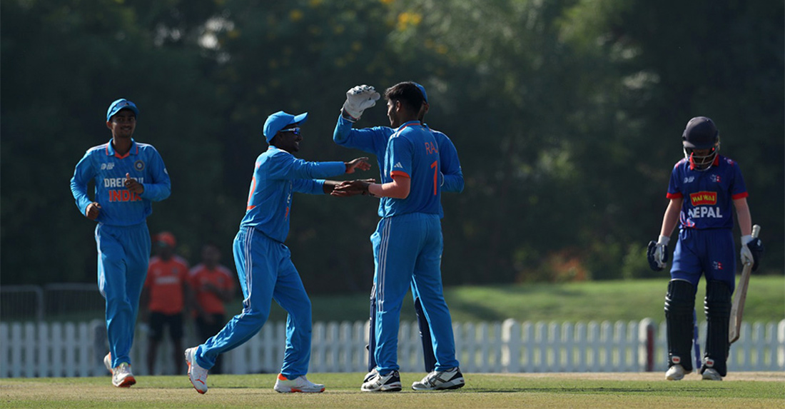 यू-१९ क्रिकेटमा नेपाल भारतसँग १० विकेटले पराजित, एसिया कपको यात्रा समाप्त