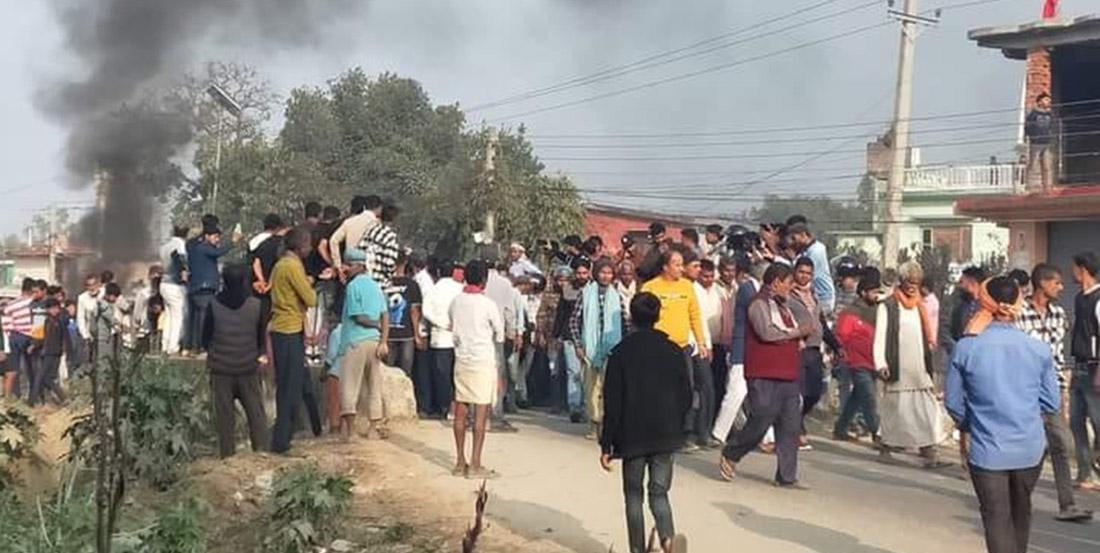 सर्लाहीको बरहथवामा भोली विहान ८ बजेसम्म कर्फ्यू