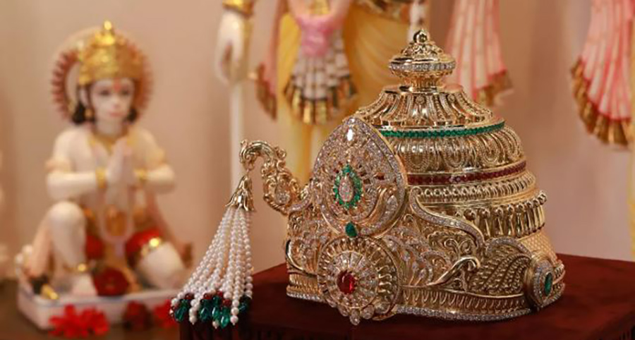 अयोध्याको रामललाका लागि ११ करोडको मुकुट