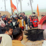 रौतहटको हनुमानजी र ब्रह्मस्थानमा आगलागी, एसपीको टोली घटनास्थलमा (तस्बिरहरु)