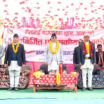 कान्छो ज्वाइँ र छोरीसहित भवनको उद्घाटन गर्न प्रधानमन्त्री उदयपुरमा