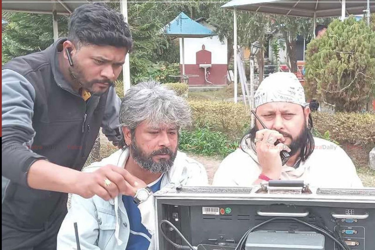 केपी ओलीले अभिनय गर्ने चलचित्र “नमेटिने घाउ” को छायांकन तिब्र गतिमा