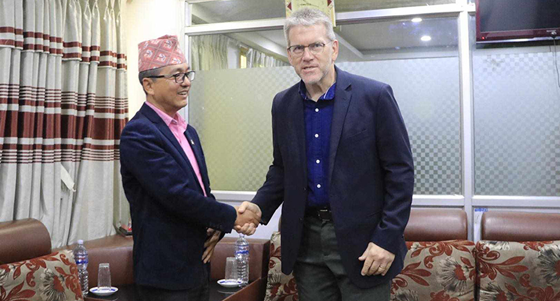 नेपालमा नास्तिकता फैलाउन लगानी गरेको विषयमा अमेरिकी राजदूत र राप्रपा अध्यक्ष बिच छलफल