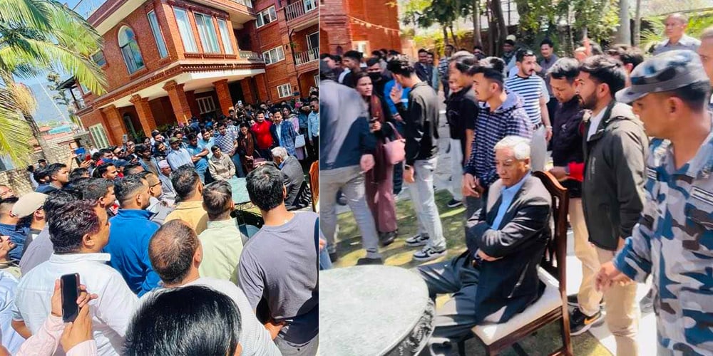 नेता शाही र कांग्रेसलाई निशाना बनाएको बारे तरुण दलले गरायो सभापतिलाई ध्यानाकर्षण
