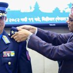 आईजीपी खापुङलाई दर्ज्यानी चिह्न प्रधान