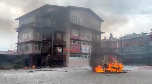 भिडियोमा हेर्नुस् परराष्ट्र मन्त्री राणाको युलेन्स स्कुलमा आगजनी