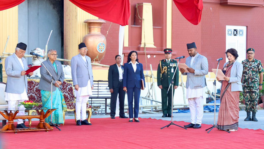 दुई मन्त्रीले लिए सफत, १० सदस्यीय बन्यो मन्त्रिपरिषद्