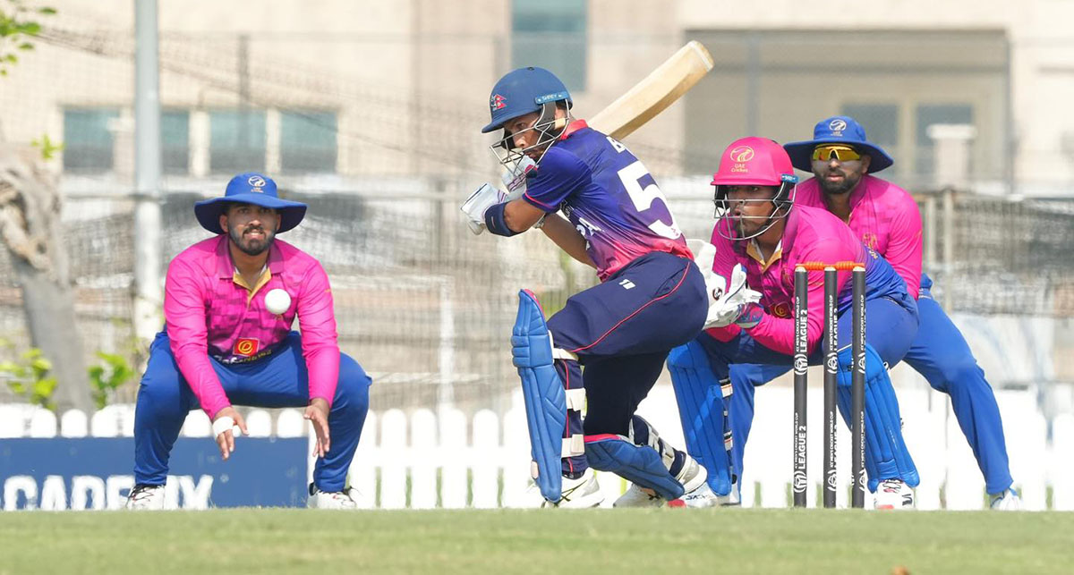 नेपालले युएईलाई दियो २४० रनको लक्ष्य