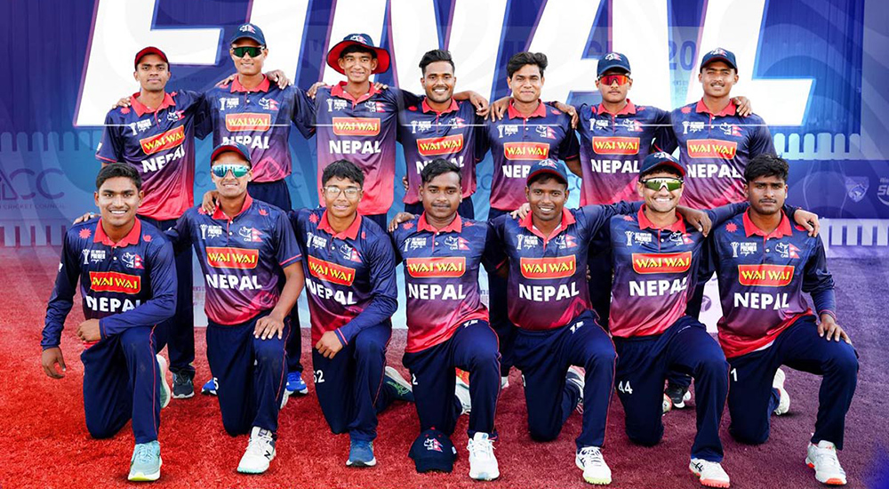 मलेसियालाई ९ विकेटले हराउँदै नेपाल यु-१९ प्रिमियर कपको फाइनलमा