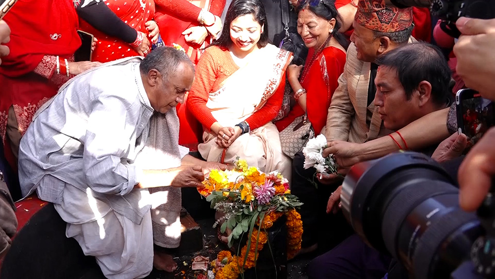 व्रह्मा मन्दिरमा ४० वर्षपछि मूर्ति पुनःस्थापना, बालेनले उद्घाटन गर्ने (भिडियो)