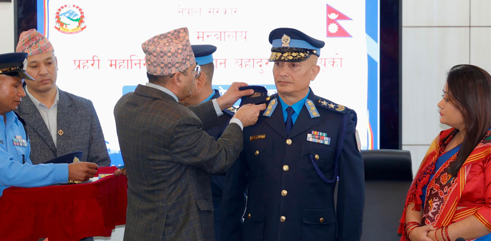 प्रहरीको मनोबल बढाउँदै जनअपेक्षा पूरा गर्छौं : प्रहरी महानिरीक्षक कार्की