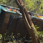 गोरखामा बस सडकबाट ५० मिटर तल खस्यो