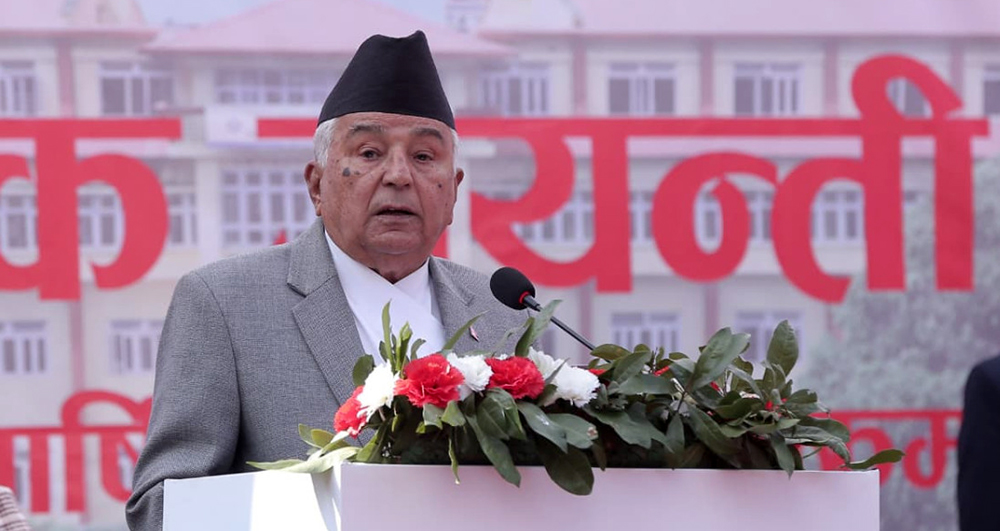 निर्वाचनलाई सफल बनाउन राष्ट्रपतिको अपिल