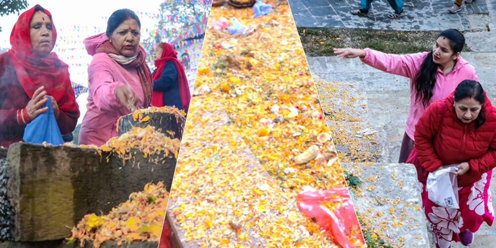 पशुपति क्षेत्रमा शतबीज छर्ने श्रद्धालुको भीड (फोटोफिचर)