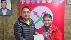 नेविसंघ केन्द्रीय संगठन विद्यार्थी विभागको संयोजकमा राज थेबे