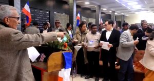 बाबुराम भट्टराईबाट लिए प्रलोपाको केन्द्रीय सदस्यहरूले शपथ