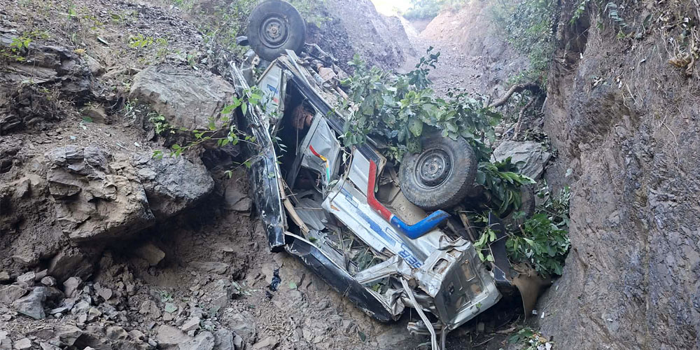 पाल्पामा जिप दुर्घटना हुँदा ३ जनाको मृत्यु, ८ घाइते