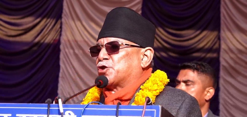 निर्वाचनभन्दा अर्को विकल्पतिर सोचियो भने देश फेरि दुर्घटनामा पर्छ: प्रचण्ड