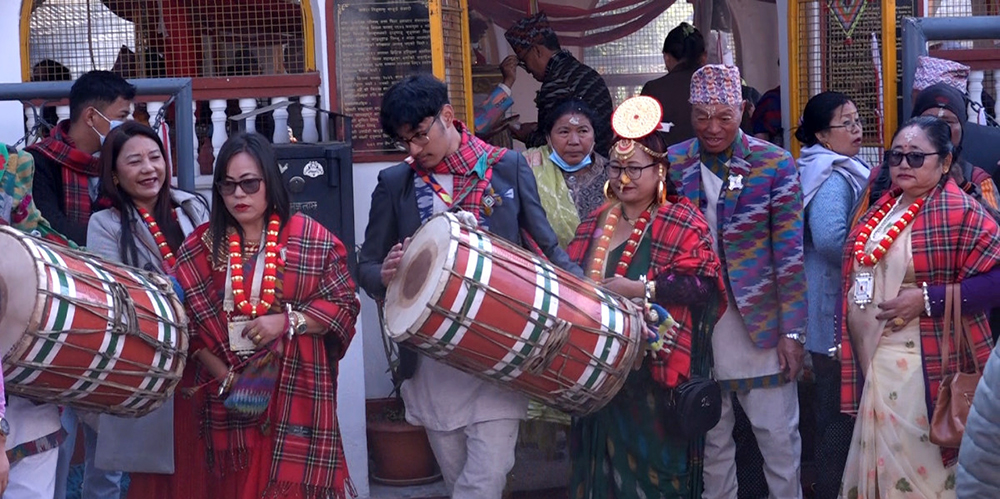 उँधौली पर्व मनाउँदै किराँत समुदाय