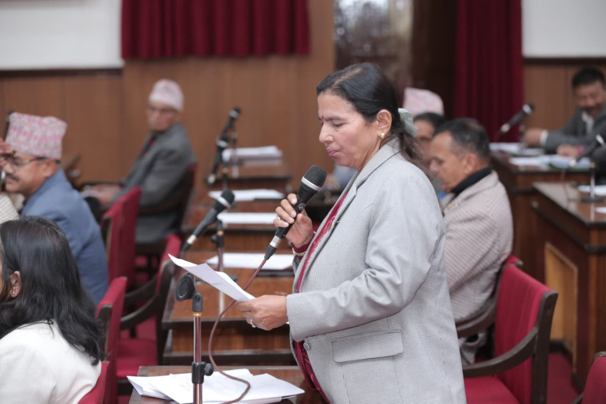 चुनावी अभियानमा नेपाली झण्डाको प्रयोग गर्न रोक लगाइयोस्ः गंगाकुमारी बेलवासे