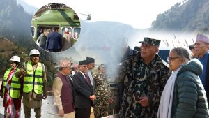 द्रुतमार्गको अवलोकन गर्न हेलिकोप्टरमा तँछाडमछाड, काममा पाइएन द्रुतता