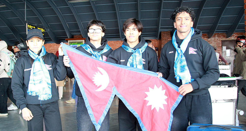 नेपाली क्यालिस्थेनिक्स खेलाडी भारत प्रस्थान (भिडियो)