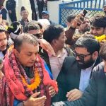 सर्लाही पुगेका गगन थापाको भब्य स्वागत, बारादेखि सर्लाहीसम्म कार्यकर्ताको उत्साह