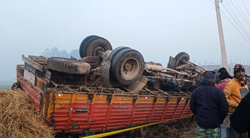 सुनसरीमा ट्रक दुर्घटना : ५ को मृत्यु, ३ जना घाइते