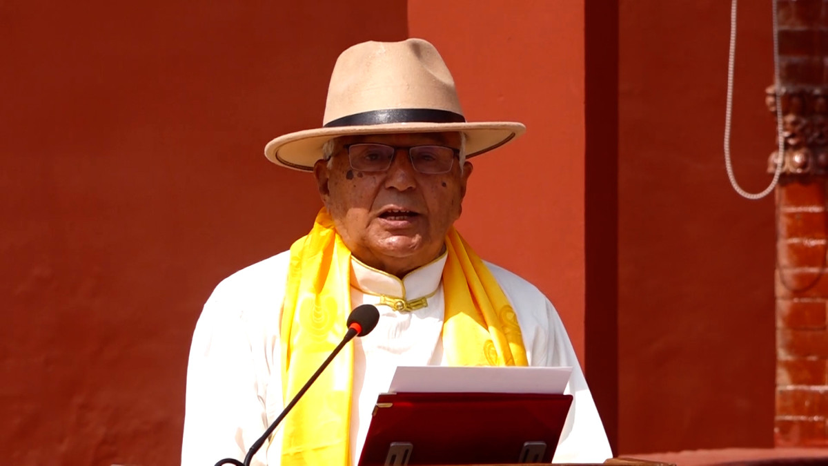 राष्ट्रपति पौडेलद्धारा निर्वाचन सफल पार्न आह्वान