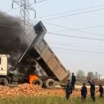 हाई टेन्सनमा टिप्परको डाला छोएपछि करेन्ट लागेर एकको ज्यान गयो