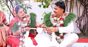 करण केसी र वर्षा बस्नेतले गरे विवाह