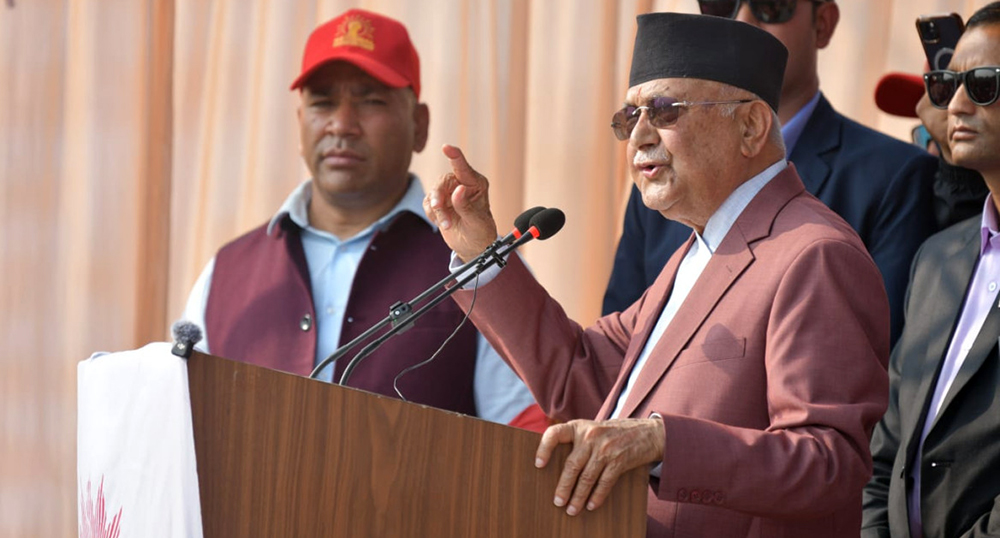 बुथ कब्जा गर्न कसैले सक्दैन, सुरक्षाका लागि भोलेन्टियर्स फोर्स बनाउनू : ओली