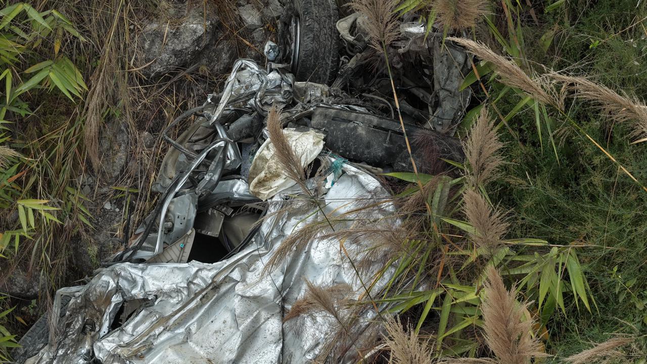 ड्रोनमार्फत पत्ता लाग्यो दुर्घट्नाग्रस्त गाडी, सम्पर्कविहीन रहेका काफ्ले मृत फेला