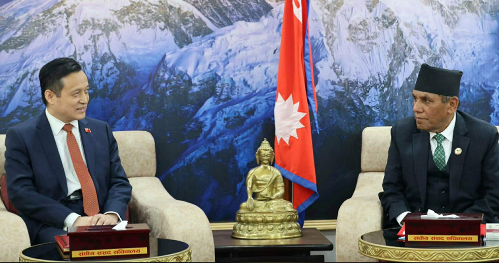 चिनियाँ राजदूतलाई अध्यक्ष दाहालले भने- बीआरआई कार्यान्वयन हुन्छ