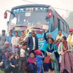 उर्माखुमा पहिलो पटक बस पुग्यो, स्थानीयले गरे पूजा