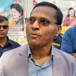 फुटपाथ खाली गराउन मधेश प्रदेशका गृहमन्त्री आफैं आए सडकमा