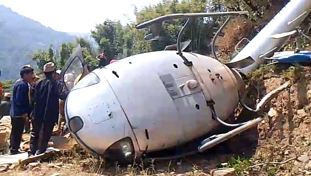 हेलिकप्टर दुर्घटना अपडेट : घाइते काठमाडौंको ह्याम्स अस्पतालमा भर्ना