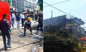 इटहरी आगलागीमा ३५ लाख बढीको क्षति