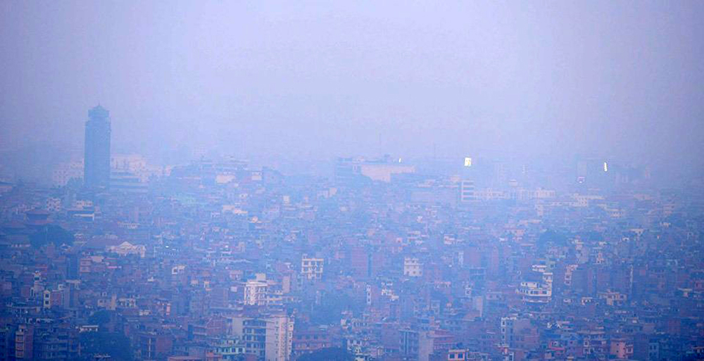 काठमाडौं विश्वको चौथो प्रदूषित सहर, वायु गुणस्तर सूचकाङ्क १८६ पुग्यो