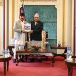 राष्ट्रपति पौडेल समक्ष निर्वाचन प्रतिवेदन २०८२ पेश