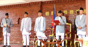 ज्येष्ठ सदस्य केसीले लिए पद तथा गोपनीयताको शपथ (तस्बिरहरु)