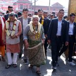 प्रधानमन्त्री कार्कीले पशुपतिमा गरिन् रुद्राभिषेक पूजा