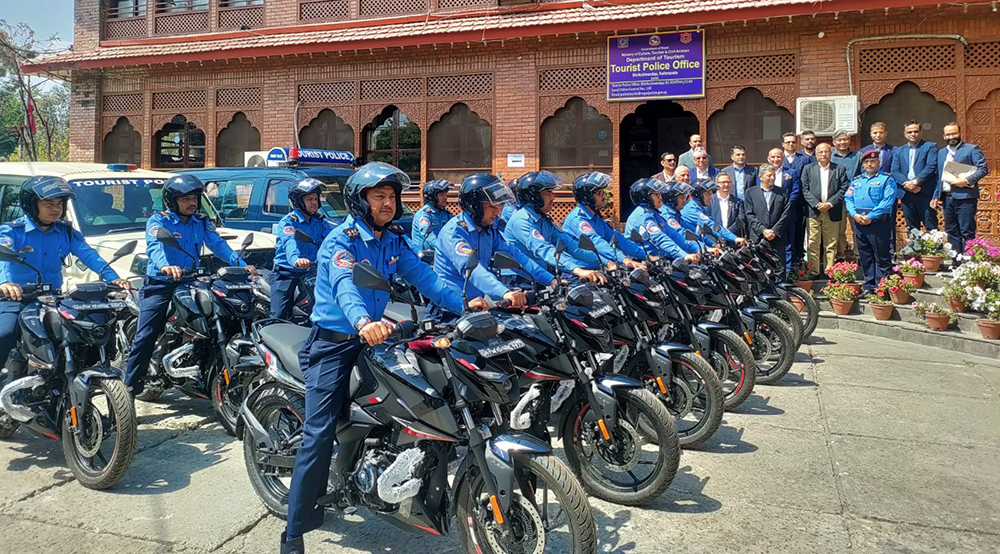 पर्यटकको सुरक्षा व्यवस्थापन क्षमतालाई सुदृढ बनाउन बोर्डद्वारा १४ वटा मोटरसाइकल हस्तान्तरण