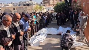 इजरायली आक्रमणबाट गाजामा ६ प्रहरीसहित १२ प्यालेस्टिनीको मृत्यु