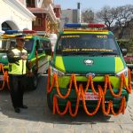 ललितपुर महानगरको नयाँ पहल: वातावरण प्रहरी एम्बुलेन्स सेवा सुरु