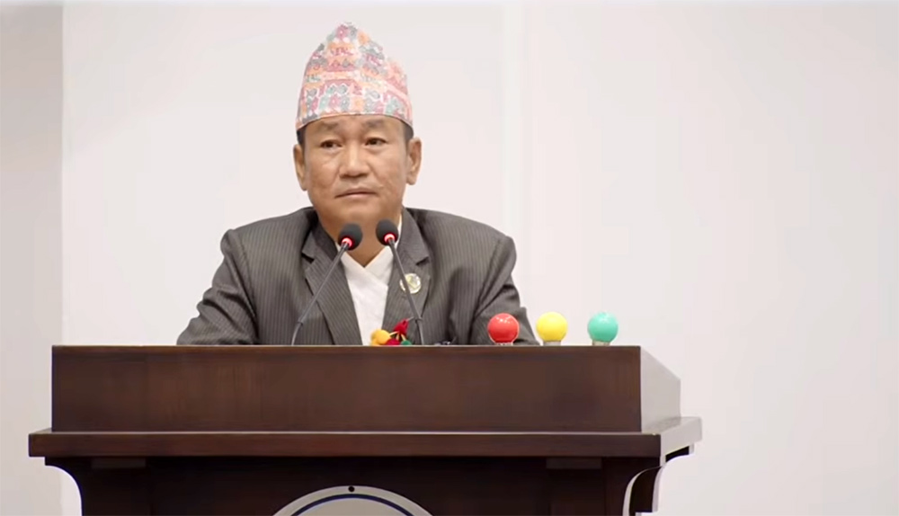 प्रतिनिधिसभाको बैठकमा एमसीसी खारेज गर्न हर्क साम्पाङको माग