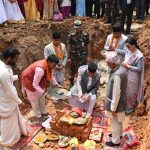 राष्ट्रपति पौडेलले गरे भानु साहित्य उद्यानको शिलान्यास