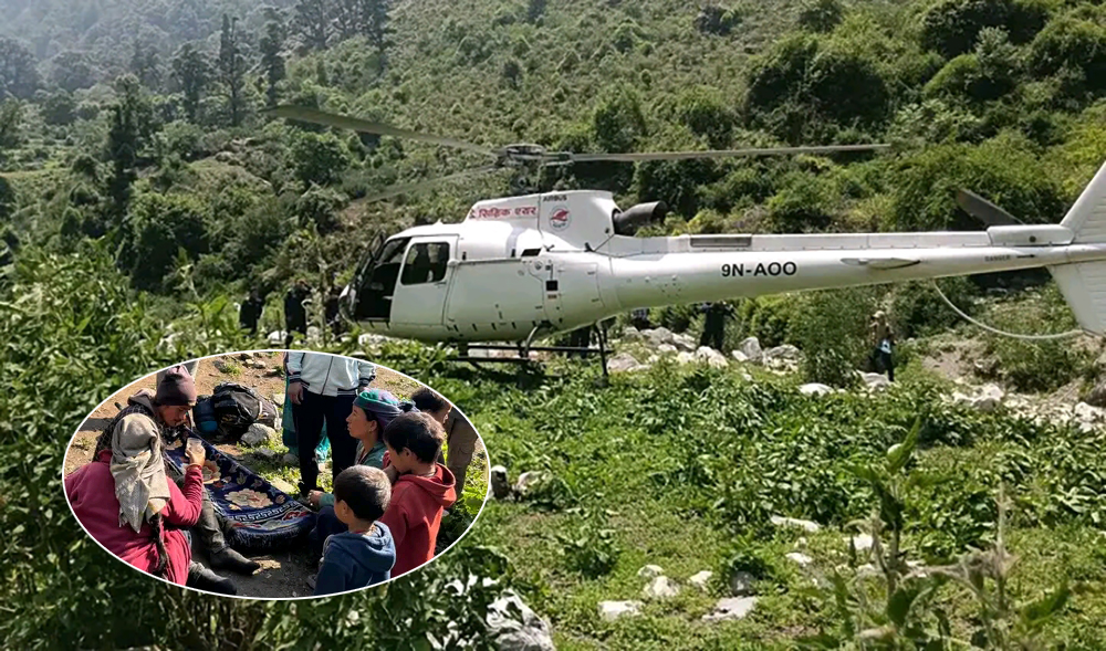 सीमा विवादमा झडप : घाइते ४ जनाको हेलिकप्टरमार्फत उद्धार